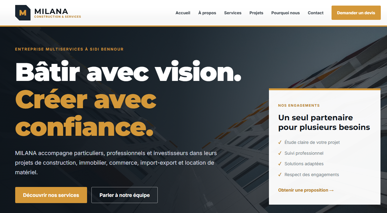 MILANA website